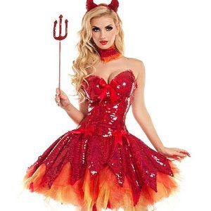 Party Hellfire Diamond Devil Halloween Costume